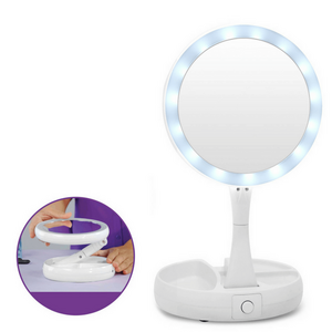 Складное зеркало для макияжа с Led подсветкой My Fold Away Mirror