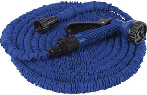 Шланг для полива X HOSE 60 м с распылителем, садовый шланг, поливочный шланг для сада