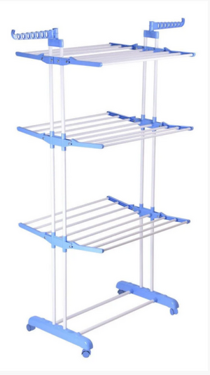 Многоярусная сушилка для белья, вещей, одежды Garment rack with wheels складная