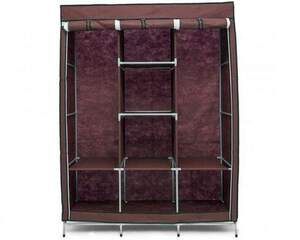 Складной каркасный тканевый шкаф Storage Wardrobe 88130, шкаф на три секции 130*45*175