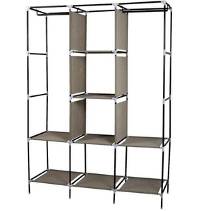 Складной каркасный тканевый шкаф Storage Wardrobe 88130, шкаф на три секции 130*45*175