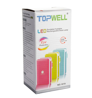 Лампа светодиодная аккумуляторная настольная трансформер складная Topwell 1019
