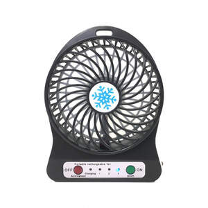 Портативный USB мини-вентилятор с аккумулятором Portable Mini Fan (настольный)